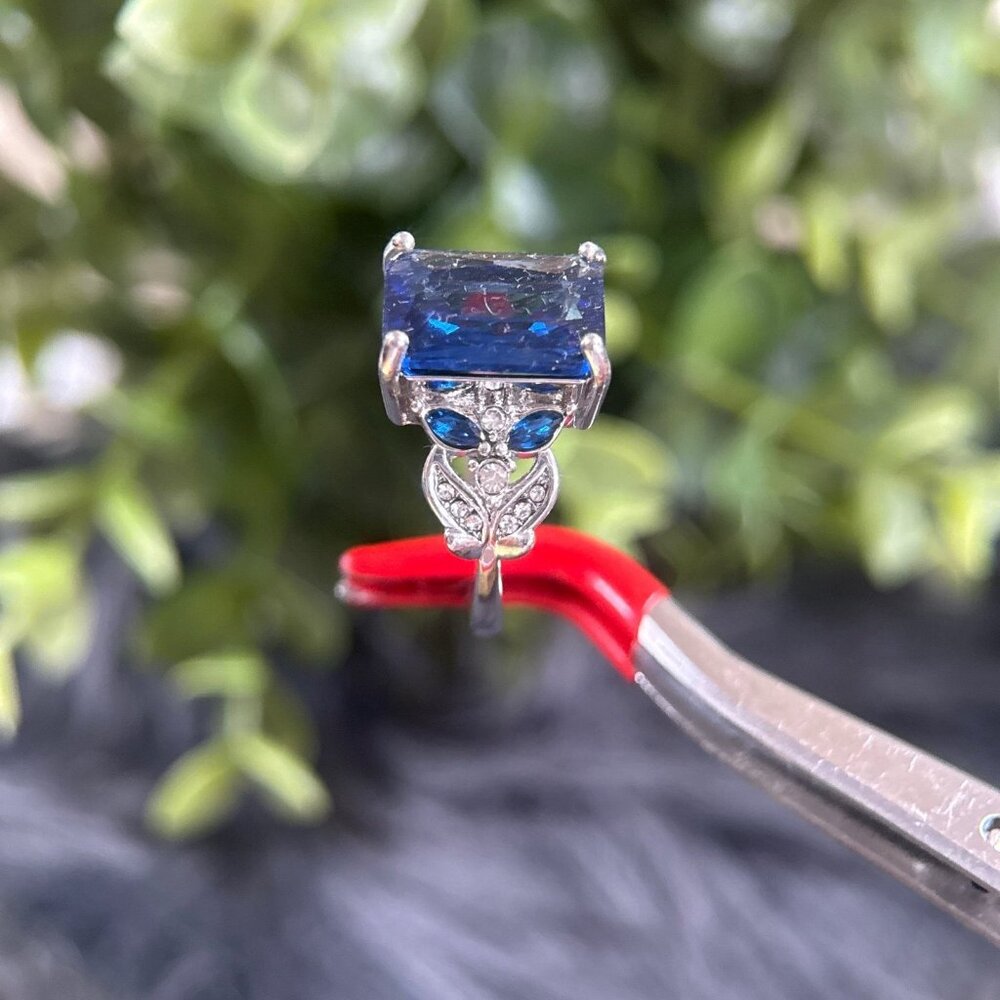 Silver Blue‎ Ring - Picture 3 of 6